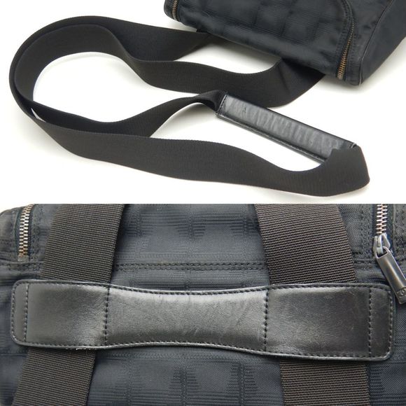 CHANEL A15958 Rucksack New Travel 2WAY Nylon Black 251381 - Picture 5 of 10